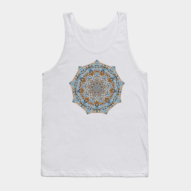 Mandala of Minerva Tank Top by Liquid Feline